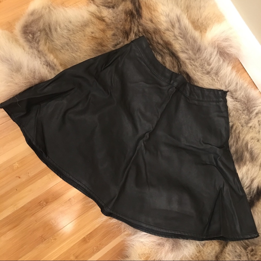 Abercrombie & Fitch leather skirt